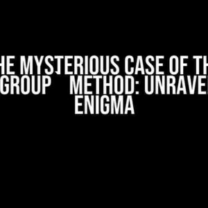 The Mysterious Case of the `.is_in_group` Method: Unraveling the Enigma